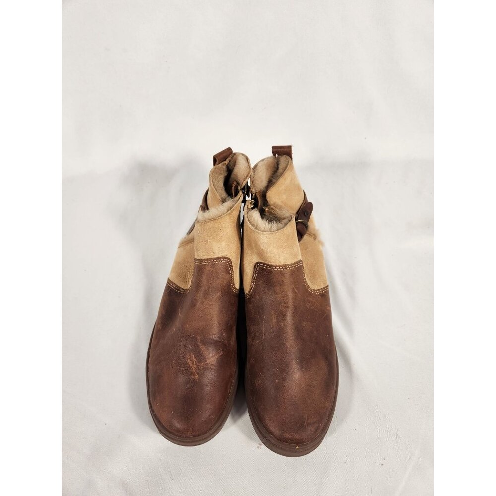 NWOB OluKai Womens Pehuea Hulu Boots Brown Wool Shearling Lined US/8 - Picture 7 of 11